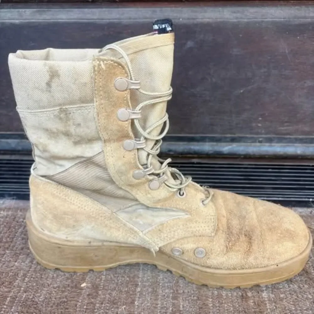 Altama Tan Suede Military Combat Boots Size 10.5 R